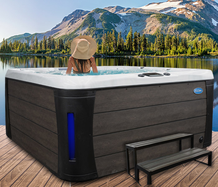 Calspas hot tub being used in a family setting - hot tubs spas for sale Saratoga Springs